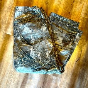 Realtree mens fleece lined pants